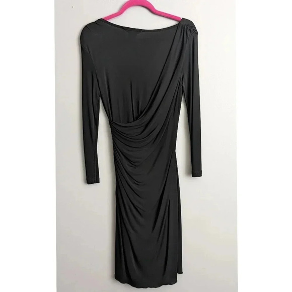 L.K. Bennett Ruched Draped Back Dress - Picture 7 of 7